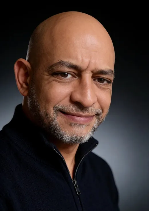 Retrato de estudio, chaqueta negra